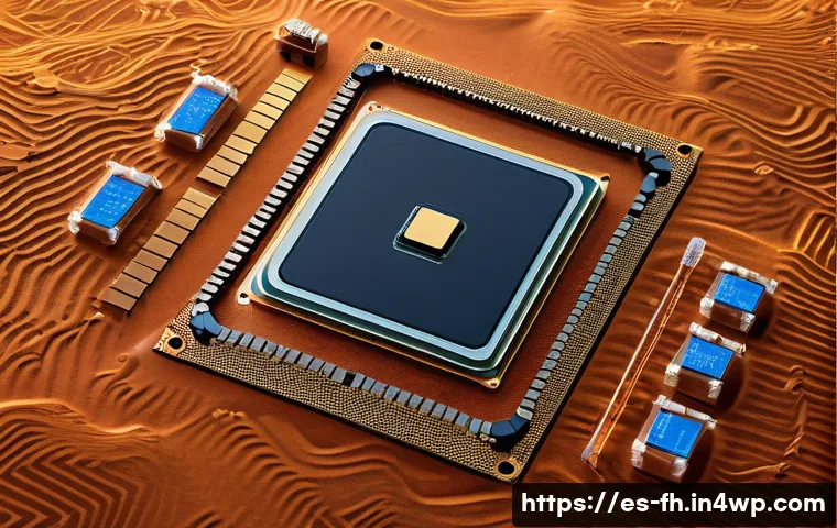 화성 탐사 장비의 내구성 시험 - A detailed close-up of advanced electronic components designed for Mars exploration, showcasing meta...